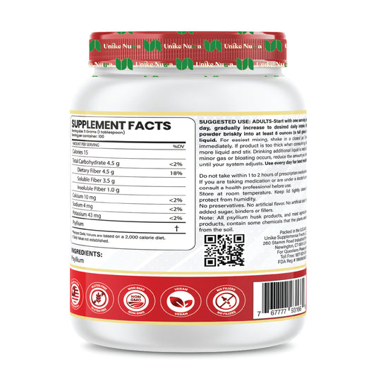 Pure Psyllium Husk Powder (500g)
