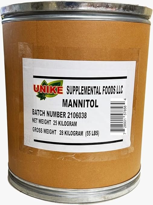 Pure Mannitol Powder  (55.12 lbs Bulk)