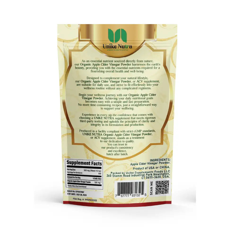 Apple Cider Vinegar Powder