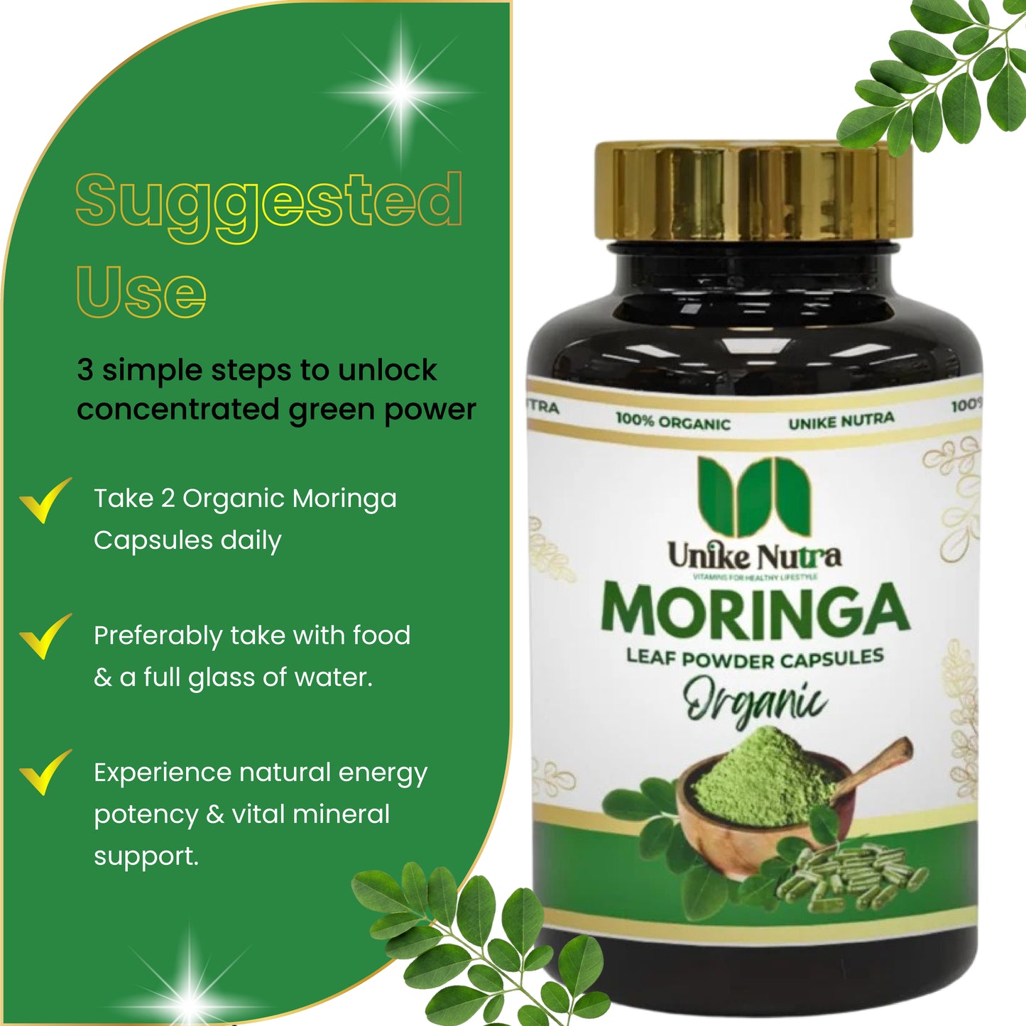 Organic Moringa Powder (8oz)