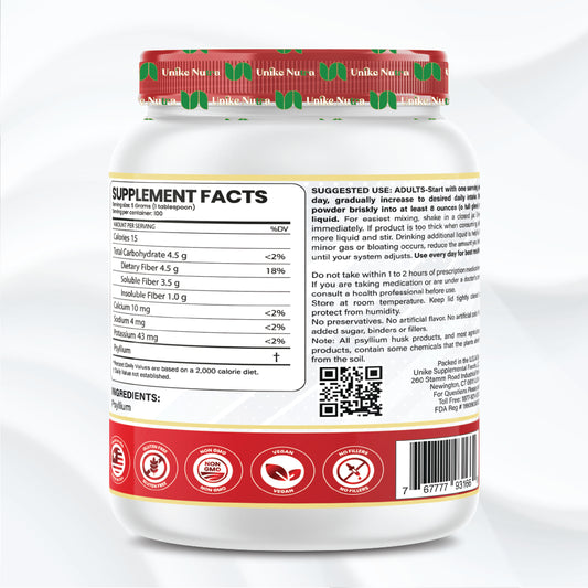 Pure Psyllium Husk Powder (500g)