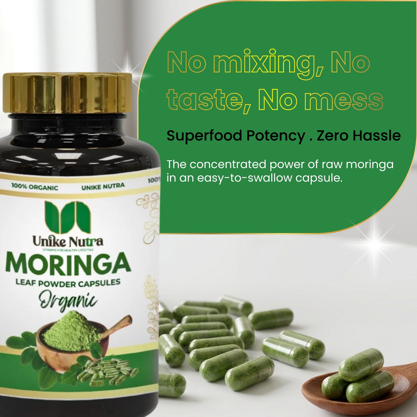 Organic Moringa Powder (8oz)