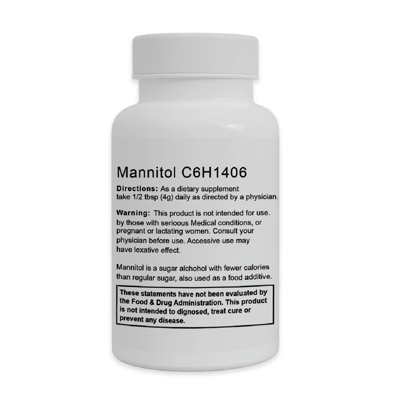 Super Mannitol Powder (1.00 Pound)