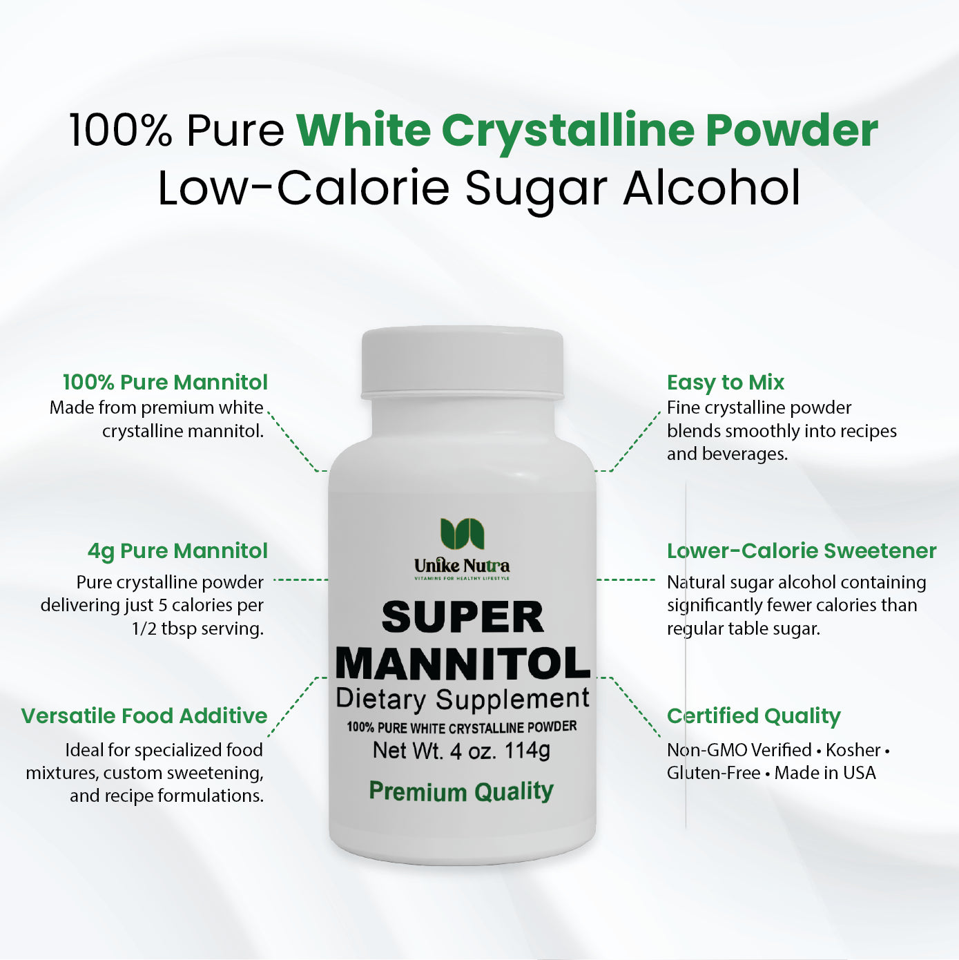 Super Mannitol Powder (1.00 Pound)