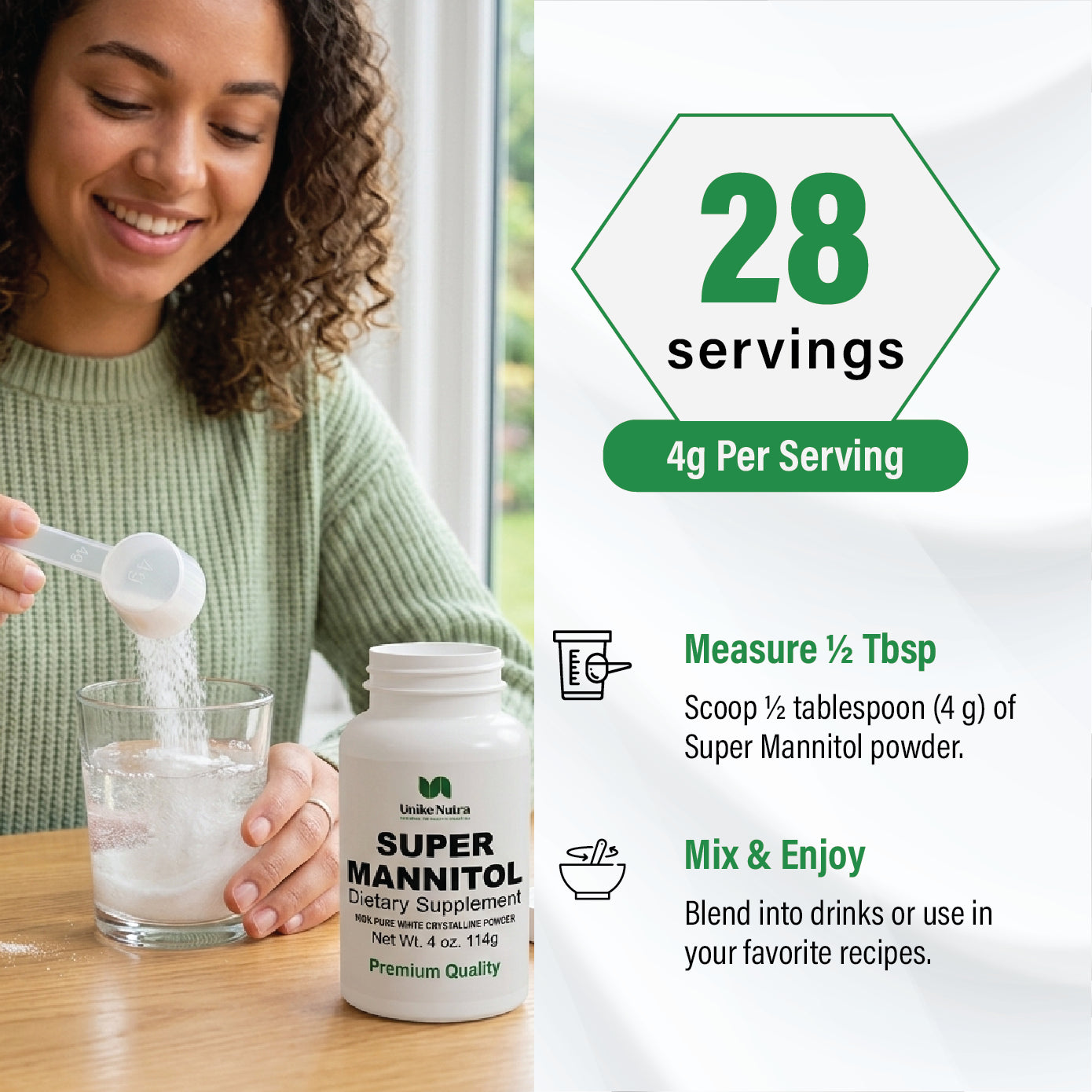 Super Mannitol Powder (1.00 Pound)