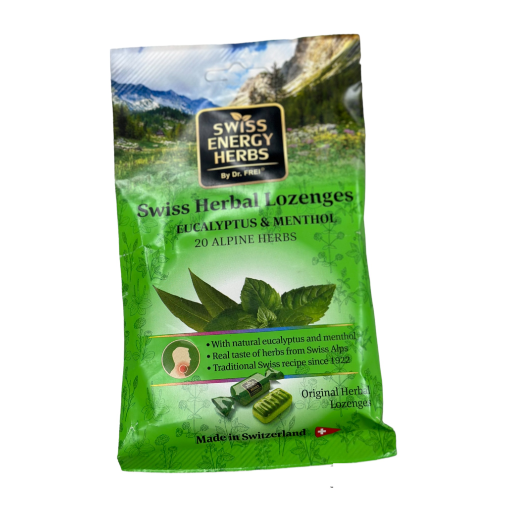 Swiss Energy Herbal Lozenges with Eucalyptus Menthol Bag