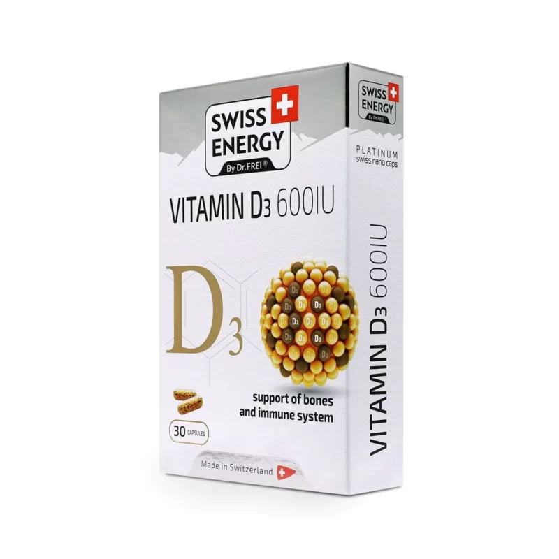 Swiss Energy Vitamin D3 600Me