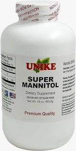 Unike Nutra Original Super Mannitol powder | Natural Sugar Substitute & Sugar Alternative |Natural & Healthy Artificial Sweetener | 100% Vegan, Gluten-free, Dietary Supplement (1.00 Pound (Pack of 6))