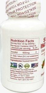 Unike Nutra Super Inositol Dietary Supplement| Inositol (Vitamin B8) Powder for Hormonal Balance, Fertility and Ovarian Support| Gluten Free, Vegan 2 Oz (Pack of 6)