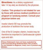 Super Inositol Dietary Supplement| Inositol (Vitamin B8) Powder for Hormonal Balance, Fertility and Ovarian Support| Gluten Free, Vegan 16 Oz (Pack of 6)