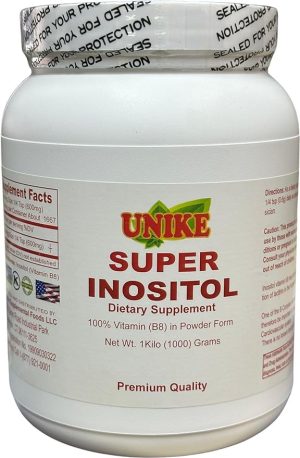 Super Inositol Dietary Supplement| Inositol (Vitamin B8) Powder for Hormonal Balance, Fertility and Ovarian Support| Vegan Supplement 1 KG