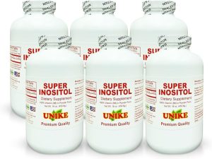 Unike Nutra Super Inositol Dietary Supplement| Inositol (Vitamin B8) Powder for Hormonal Balance, Fertility and Ovarian Support| Gluten Free, Vegan 16 Oz (Pack of 6)