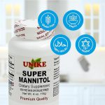 Original Super Mannitol powder | Natural Sugar Substitute & Sugar Alternative |Natural & Healthy Artificial Sweetener | 100% Vegan, Gluten-free, Dietary Supplement (4.00 Ounce (Pack of 6))