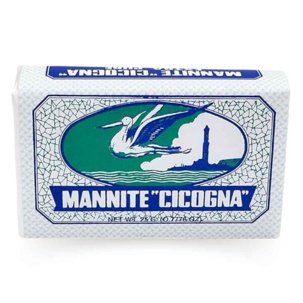 Mannite Cicogna Sugarless Sweetener, Tree of Manna Derived, Sugar Alternative