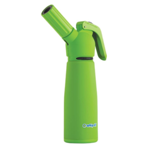 Motif Torch - Refillable Kitchen Torch Blow Torch with Safety Lock and Adjustable Flame for Desserts, Creme Brulee, and Baking (All Green Torch)