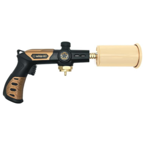 Barrel Torch Campfire Starter Powerful Propane Torch, Kitchen Cooking Torch, Culinary Torch Lighter, Adjustable Blow Torch for Sous Vide Searing Steak, BBQ, Grill, Campfire Charcoal Starter