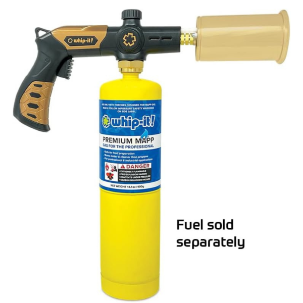 Barrel Torch Campfire Starter Powerful Propane Torch, Kitchen Cooking Torch, Culinary Torch Lighter, Adjustable Blow Torch for Sous Vide Searing Steak, BBQ