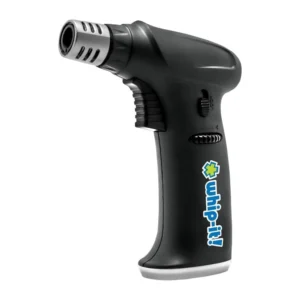 Stealth Torch - Refillable Kitchen Torch Blow Torch with Safety Lock and Adjustable Flame for Desserts, Creme Brulee, and Baking (Black Torch)