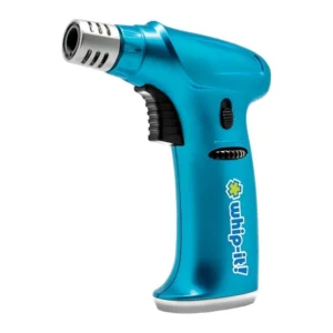 Stealth Torch - Refillable Kitchen Torch Blow Torch with Safety Lock and Adjustable Flame for Desserts, Creme Brulee, and Baking (Blue Torch)