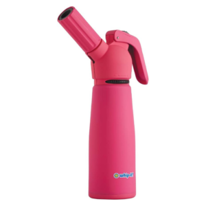Motif Torch - Refillable Kitchen Torch Blow Torch with Safety Lock and Adjustable Flame for Desserts, Creme Brulee, and Baking (All Pink Torch)
