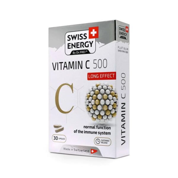Vitamin C 500 mg Capsules Blister- Swiss Energy