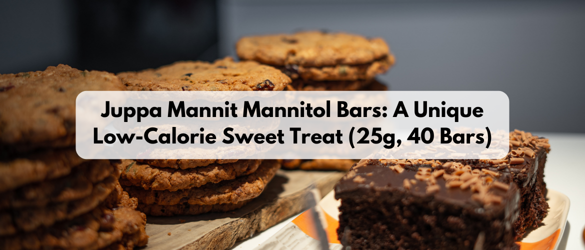 Juppa Mannit Mannitol Bars: Sugar-Free & Low-Carb Treat