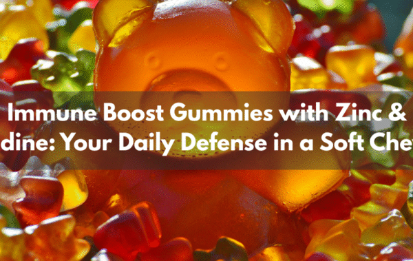 Immune Boost Gummies with Zinc & Iodine: Your Daily Defense in a Soft Chew