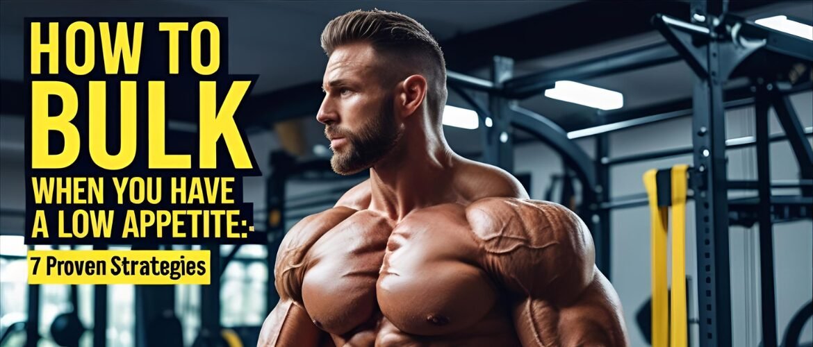 Bulk with Low Appetite: 7 Strategies for Muscle Gain