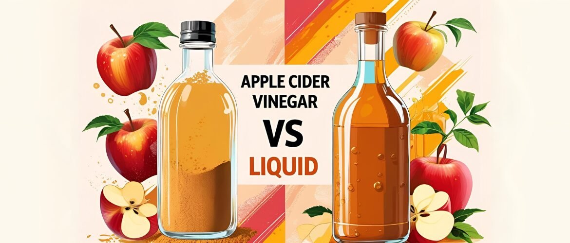 Apple Cider Vinegar Powder vs Liquid: Which One Works Better for Weight Loss, Gut Health, and Daily Convenience?