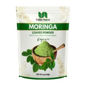 Organic Moringa Powder 16oz - Pure Green Superfood Supplement