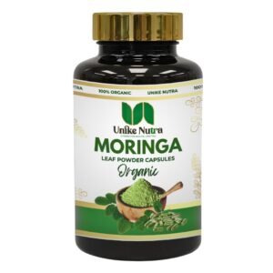 Unike Nutra Moringa Leaf Extract Capsules 1000mg, for Energy, Sleep, Immune & Gut Health, Veg Capsules, 180 Count, All-Natural, Non-GMO (Copy)