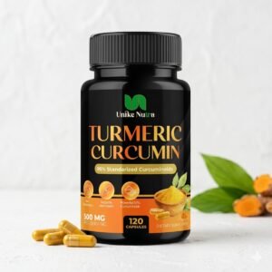 Unike Nutra Turmeric Curcumin Capsules - Herbal Joint & Antioxidant